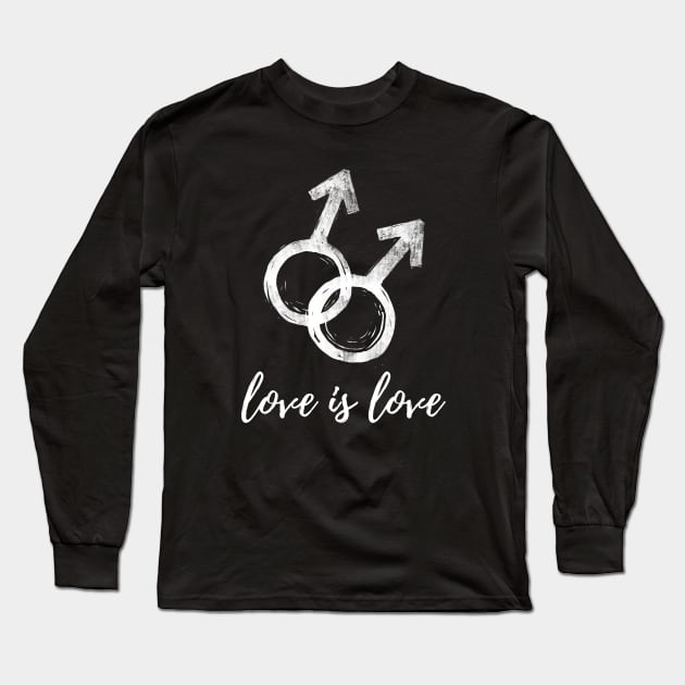 Love is Love Queer Long Sleeve T-Shirt by IllustratedActivist